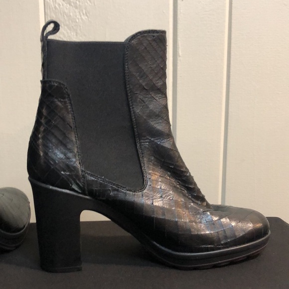 Pons Quintana Black Ankle Bootie Boots - Picture 6 of 16